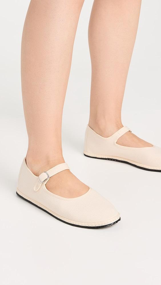 ViBi VENEZiA Mary Janes Ecru Flats | Shopbop Product Image