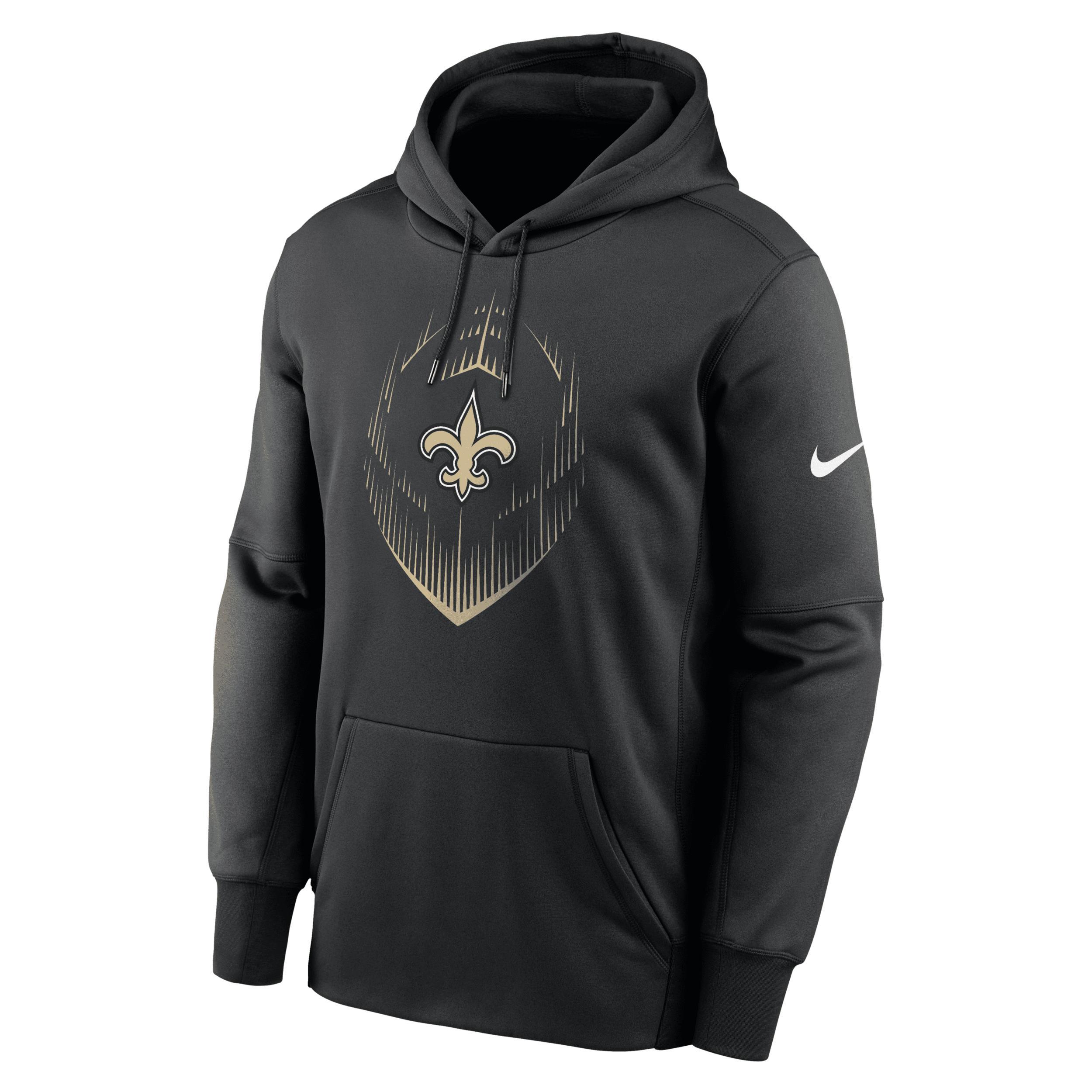 Mens Nike Black Las Vegas Raiders Big & Tall Fan Gear Prime Logo Fleece Performance Pullover Hoodie Product Image