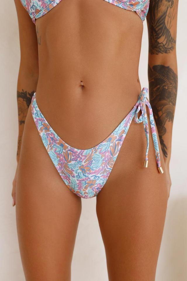 HELLO MOLLY Wategos Waves Swim Bottom Print Product Image