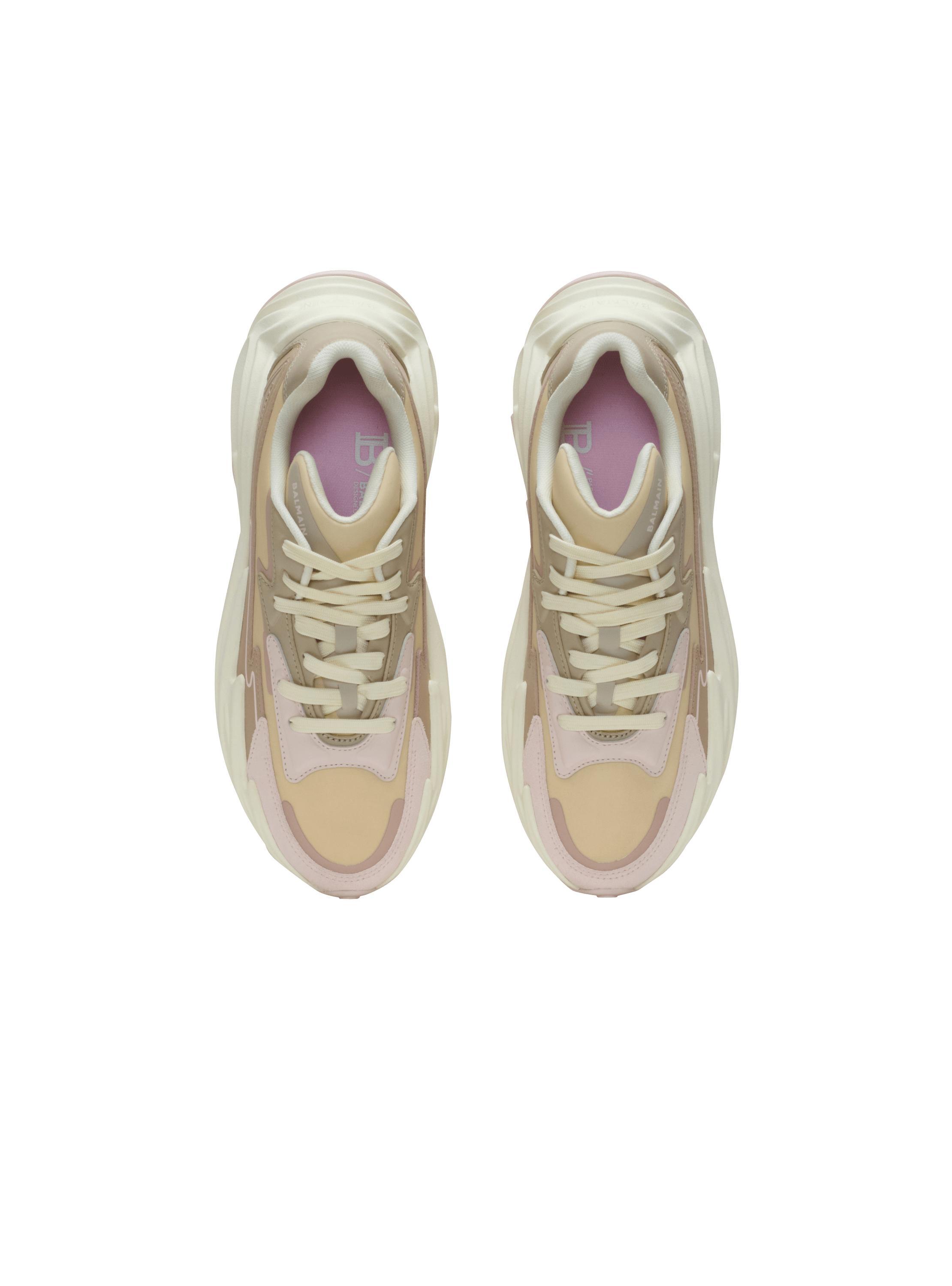 Run-Row leather and nylon trainers Product Image