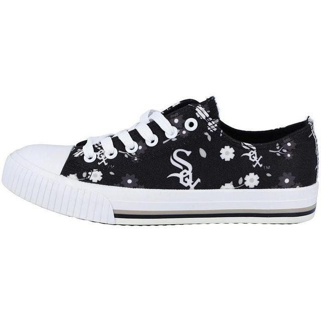 Womens FOCO Chicago White Sox Flower Canvas Allover Shoes Product Image