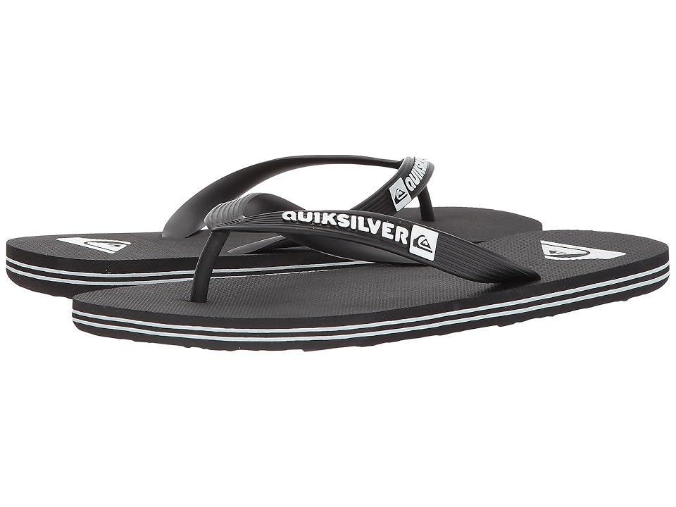 Quiksilver Mens Molokai Flip Flops - Black/black Product Image