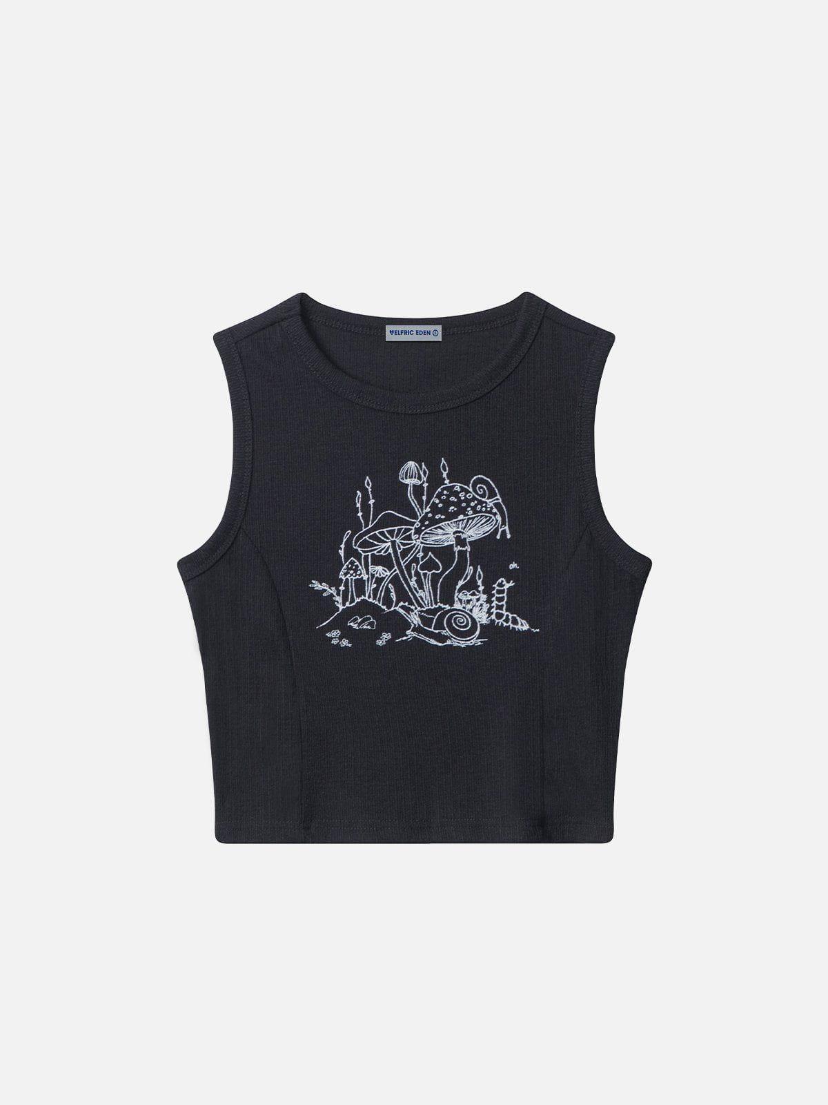 Aelfric Eden Mushroom Knit Tank Top Female Product Image