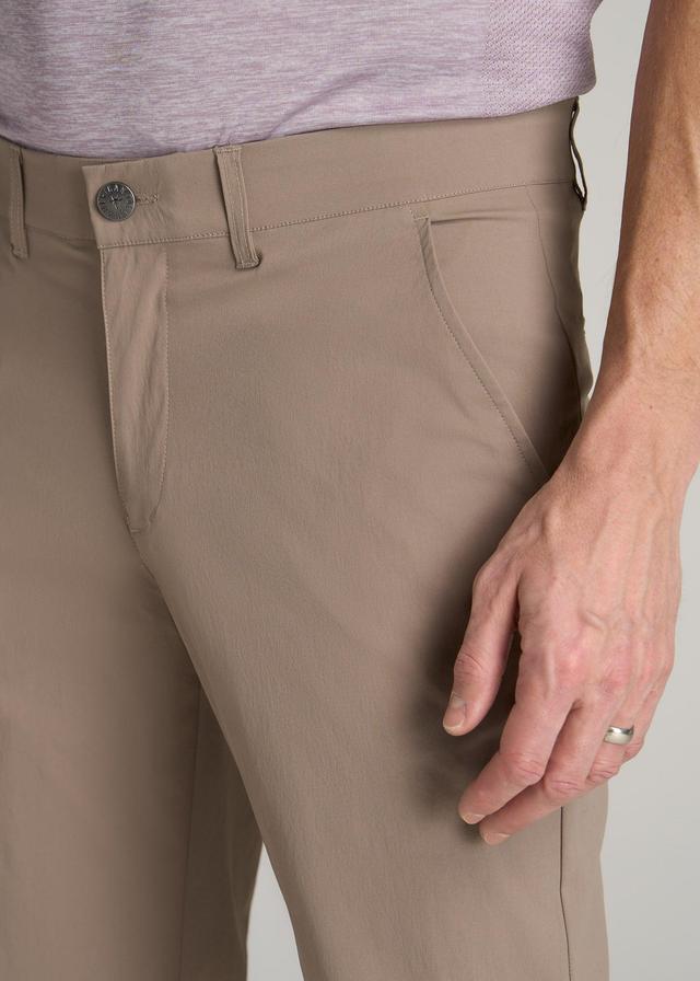 TAPERED FIT Traveler Chino Pants for Tall Men in Dark Sand Product Image