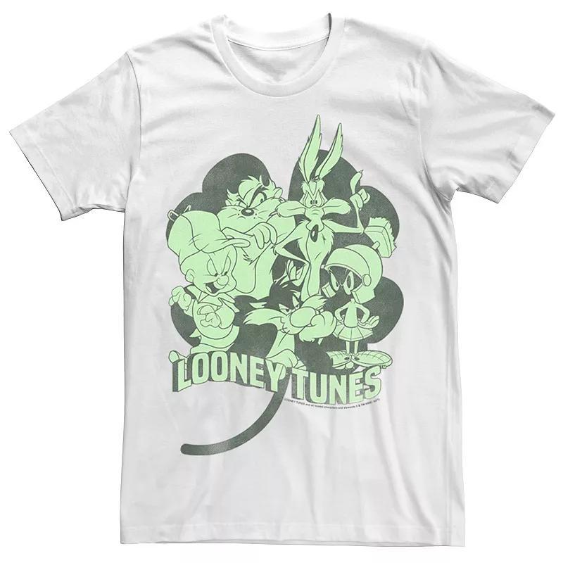 Mens Looney Tunes Shenanigans Tee Kelly Grey Product Image