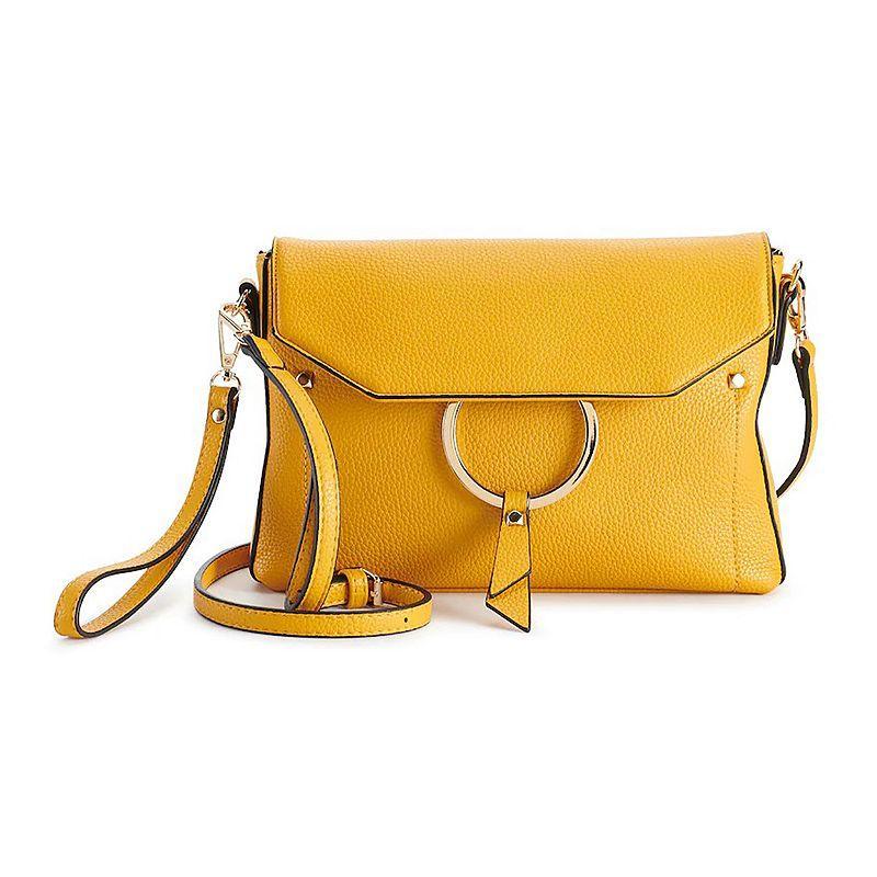 Womens Mellow World Portia Ring Crossbody, Yellow Product Image