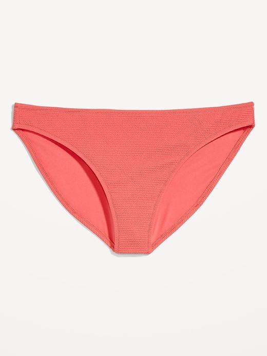 Low-Rise Classic Pucker Bikini Swim Bottoms Product Image