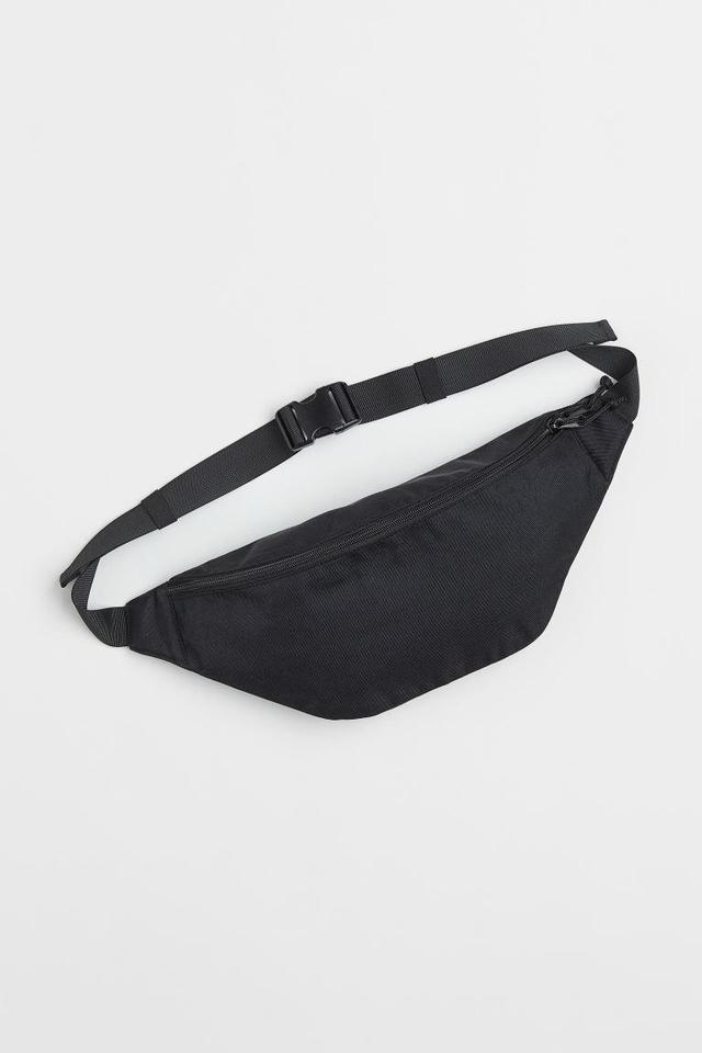 H & M - Belt Bag - Black Product Image