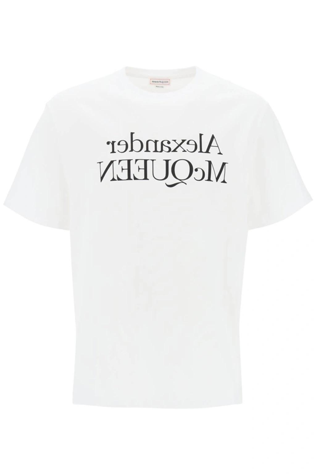 Reflected Logo T-shirt In White/black Product Image