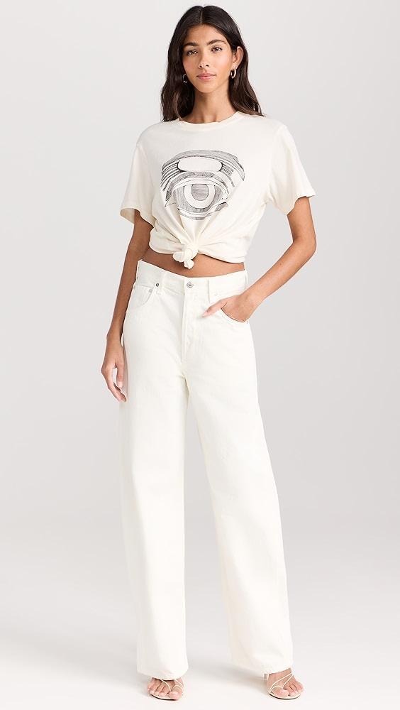 Raquel Allegra Betty Tee with Evil Eye | Shopbop Product Image