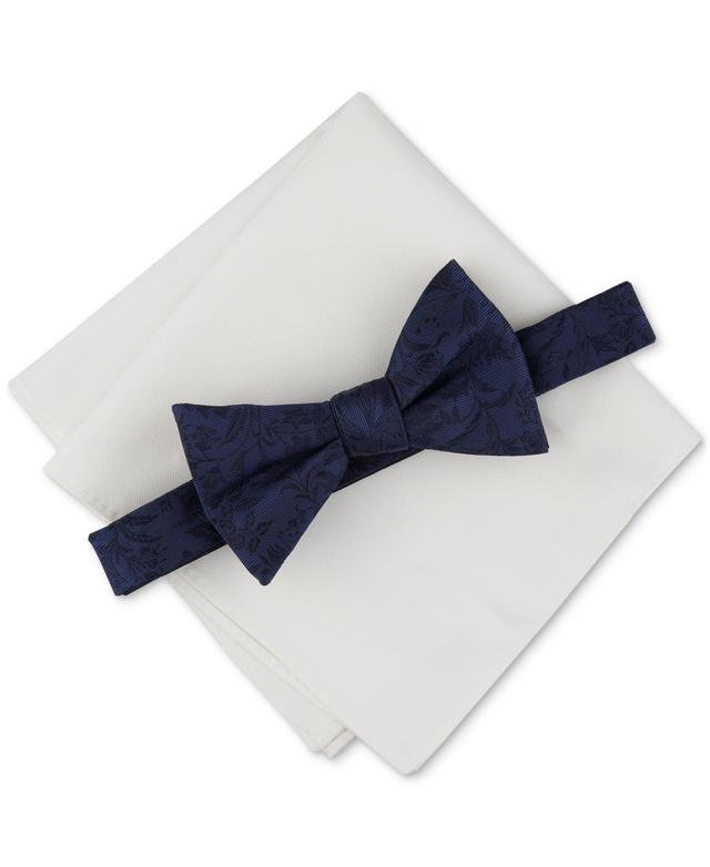 Bar Iii Mens 2-Pc. Edken Bow Tie & Pocket Square Set, Created for Macys Product Image