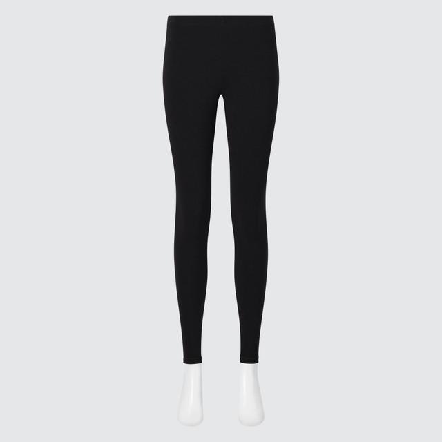 Womens Heattech Ultra Warm Leggings with Moisture-Wicking Black XL UNIQLO US Product Image