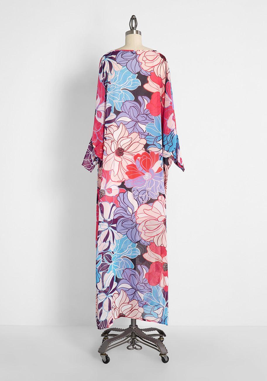 Bright and Splashy Maxi Dress Product Image