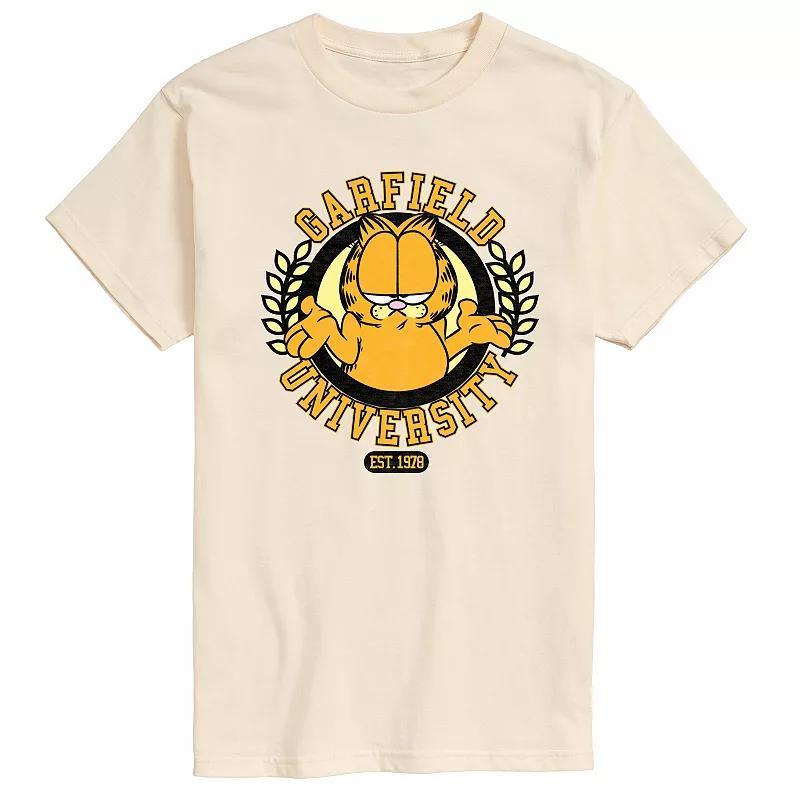 Mens Garfield University Graphic Tee Product Image