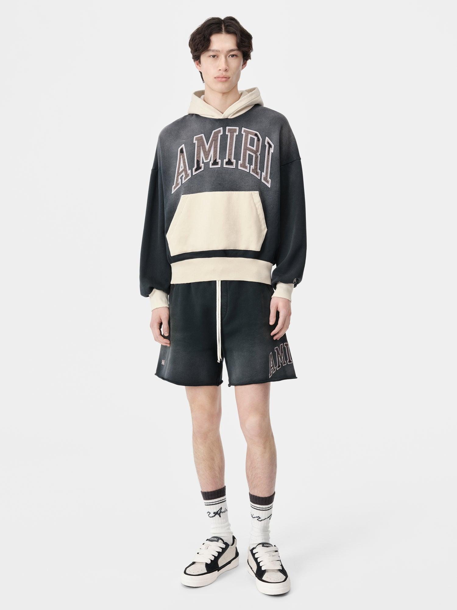 AMIRI VINTAGE OVERSIZED HOODIE - Black Male Product Image