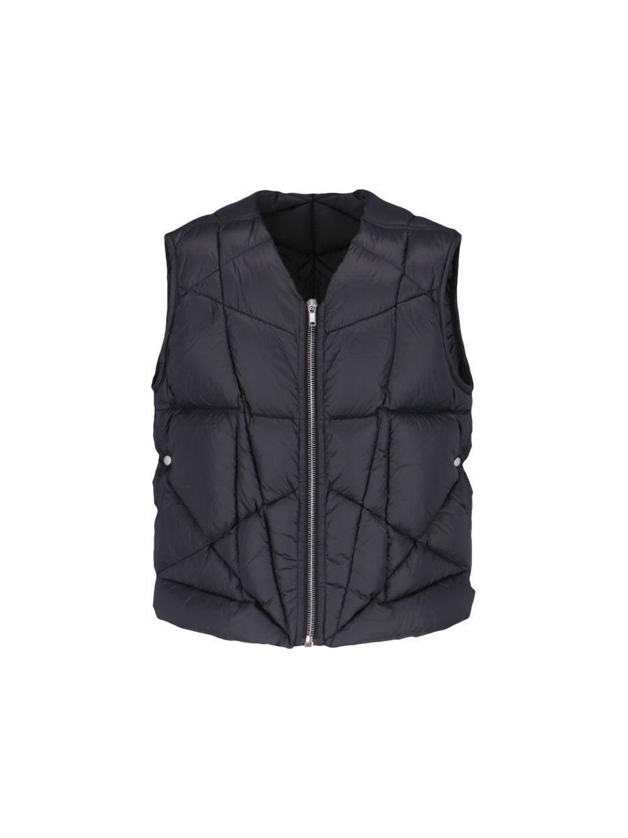 RICK OWENS Down Vest In Black product image