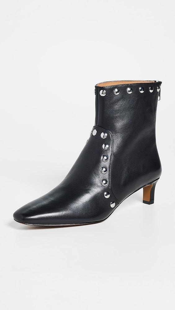 Madewell Dimes Kitten Heel Studded Boots | Shopbop Product Image