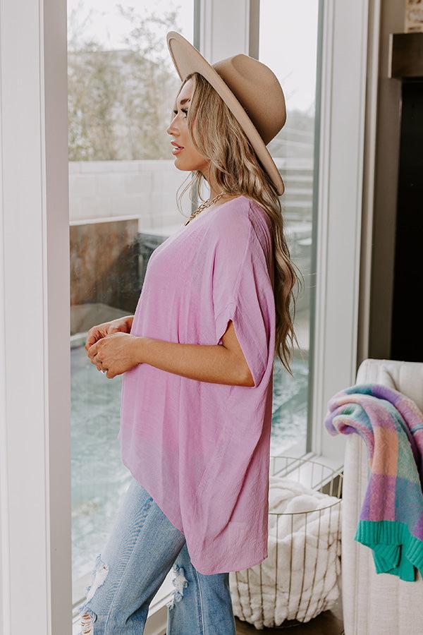 Grateful Life Shift Top In Pink Product Image