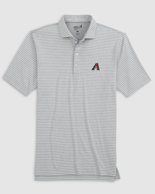 Tampa Bay Rays Clipperr Striped Jersey Performance Polo Product Image