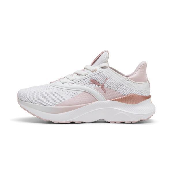 PUMA SOFTRIDE Mayve Running Shoes Women in Feather Grey/Mauve Mist/Rose Gold Product Image