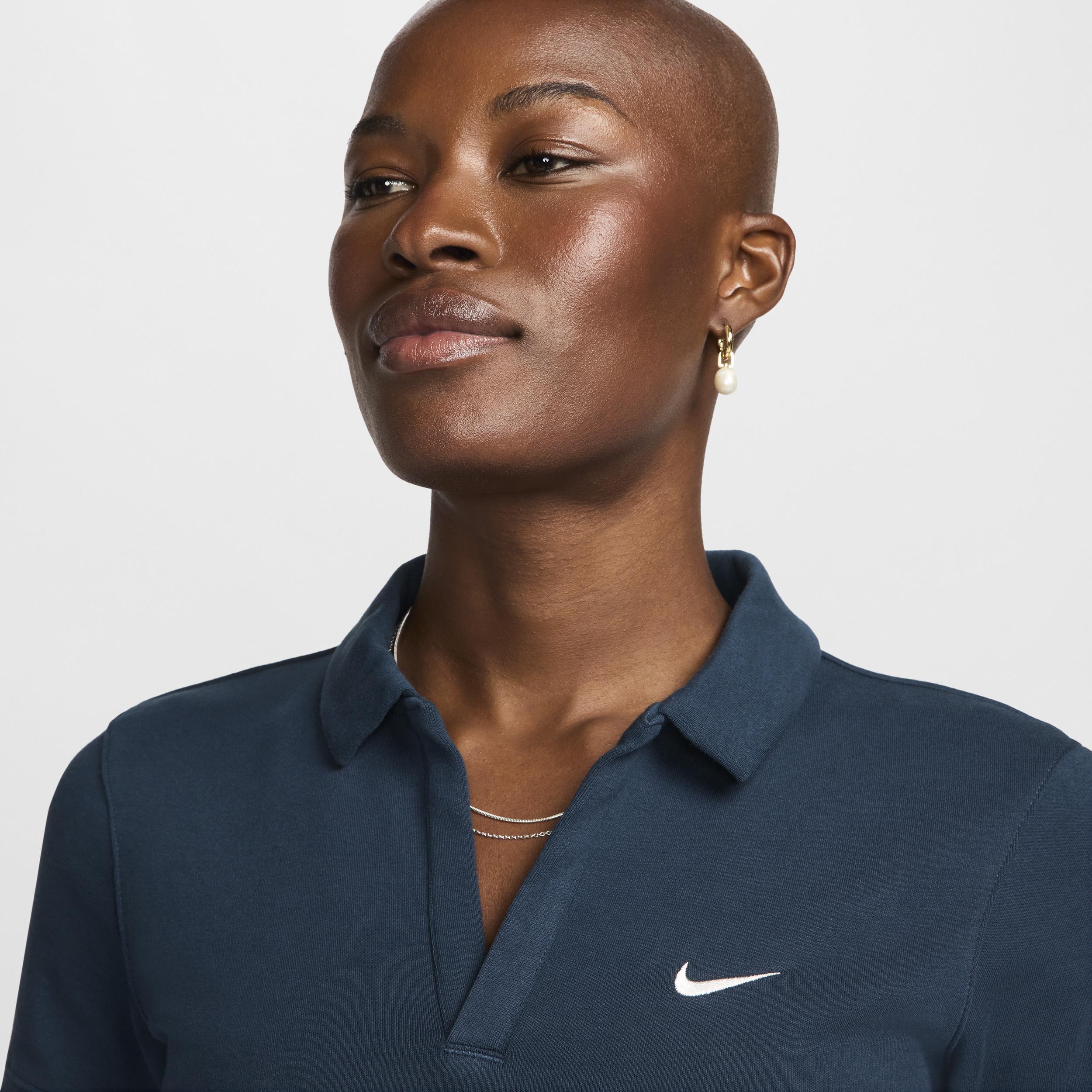 Womens Nike Sportswear Essential Short-Sleeve Polo Top Product Image