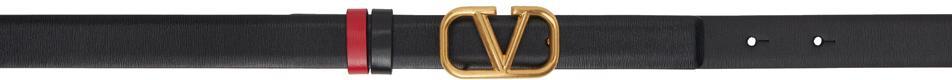 Reversible Black & Red Vlogo Belt In 0sm Nero-rouge Pur Product Image