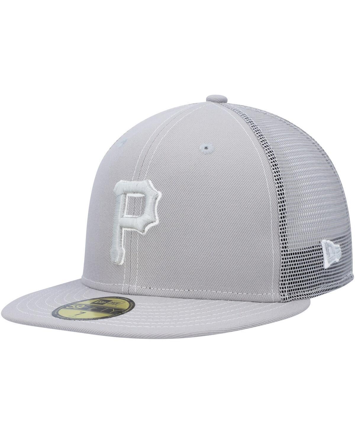 Mens New Era Gray Pittsburgh Pirates 2023 On-Field Batting Practice 59FIFTY Fitted Hat Product Image