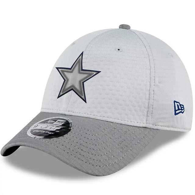 Mens New Era Gray Dallas Cowboys 2024 NFL Training Camp 9FORTY Adjustable Hat Product Image