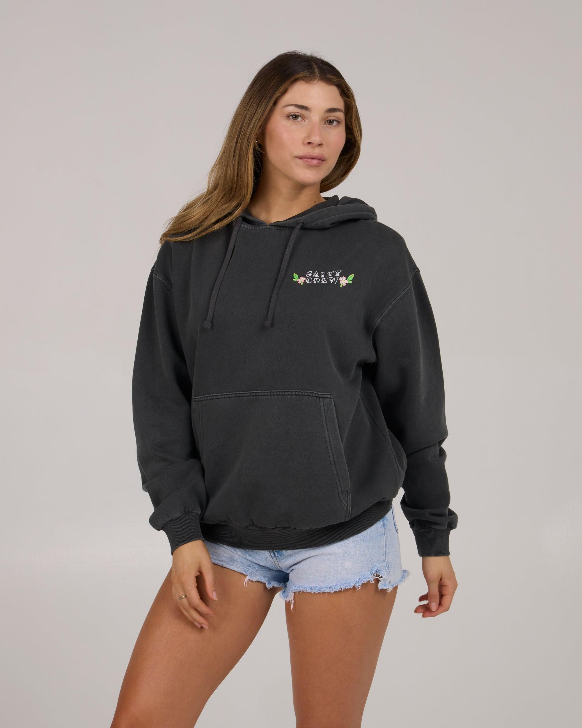 Hopper Hoody - Faded Black Female Product Image