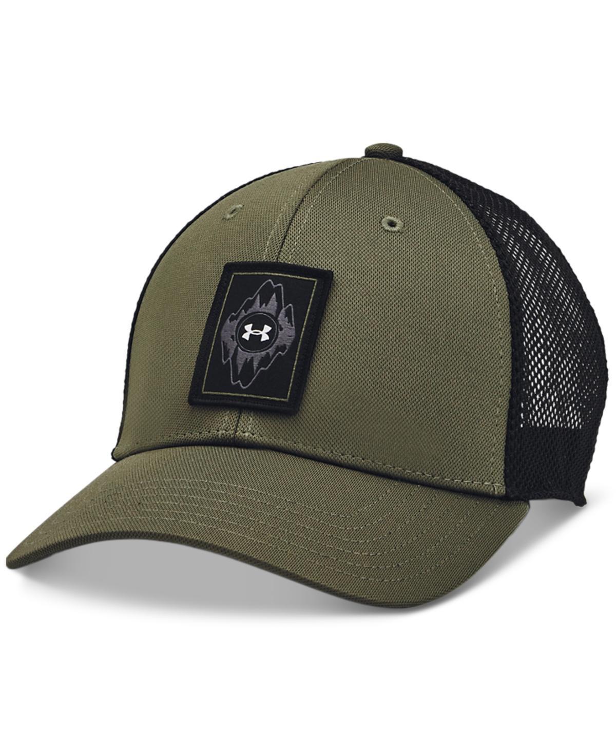 Under Armour Mens Blitzing Trucker Hat - Marine Od Green / Product Image