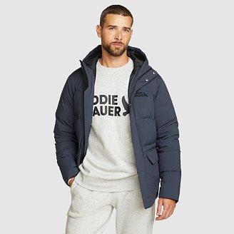 Men's Essential Down Hooded Jacket Product Image