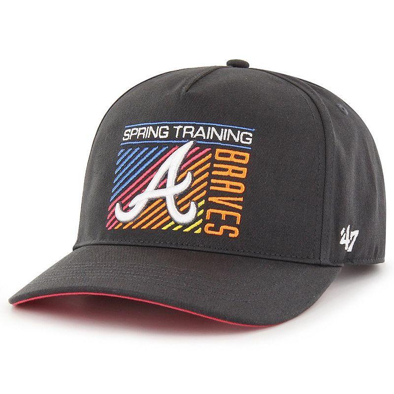 Mens 47 Charcoal Atlanta Braves 2023 Spring Training Reflex Hitch Snapback Hat Product Image