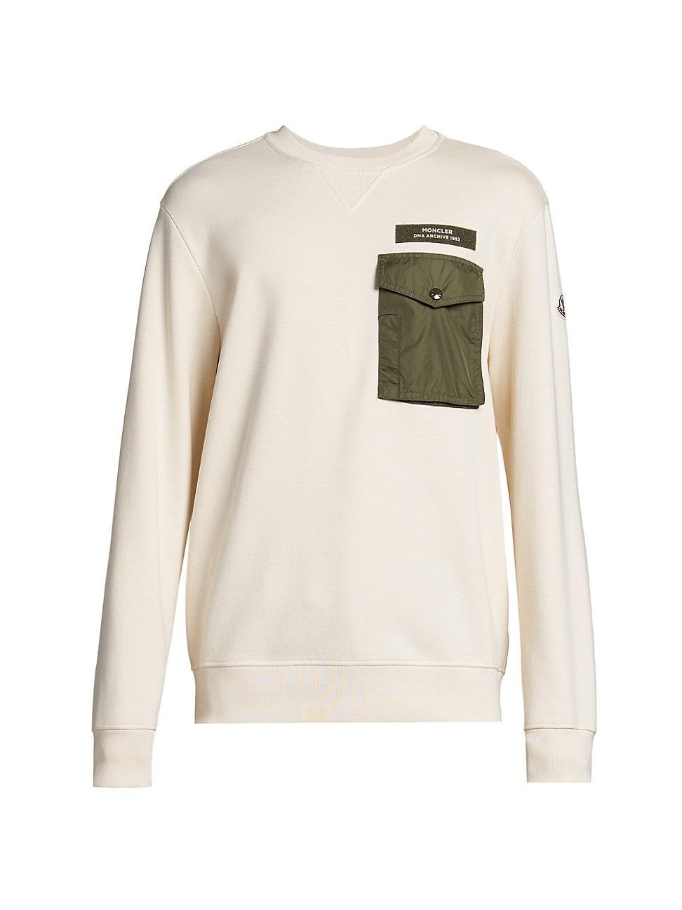 Mens Cotton-Blend Long-Sleeve Sweatshirt Product Image