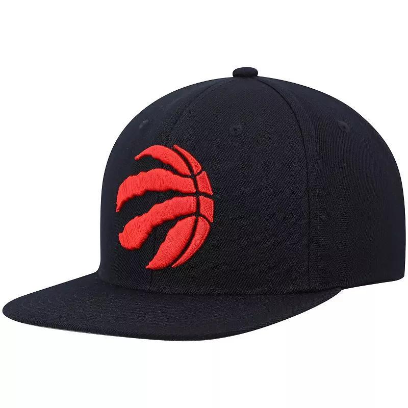 Mens Mitchell & Ness /Blue New York Knicks Hardwood Classics Low Big Face Snapback Hat Product Image