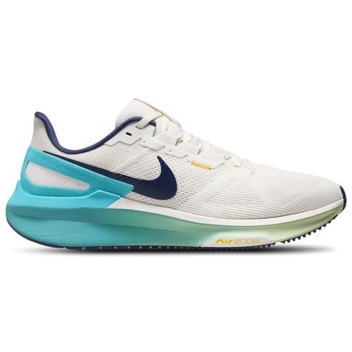 Nike Mens Air Zoom Structure 25 - Running Shoes Phantom/Midnight Navy/Sandal Product Image