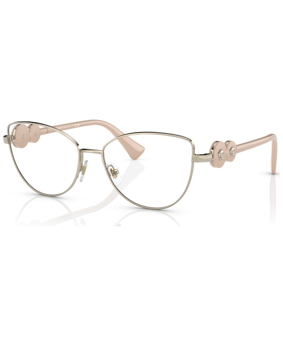 Versace Womens Cat Eye Eyeglasses, VE128455-o - Gold-Tone Product Image