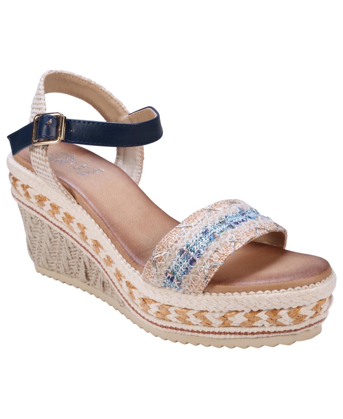 Gc Shoes Womens Lauren Espadrille Wedge Sandals Product Image