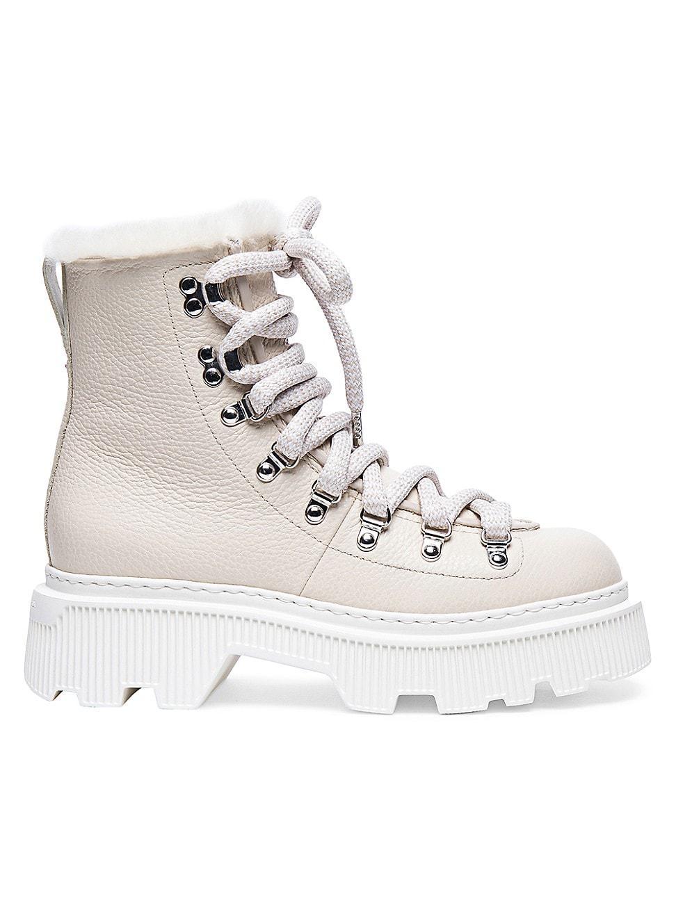 Womens Houring Platform Leather Boots product image