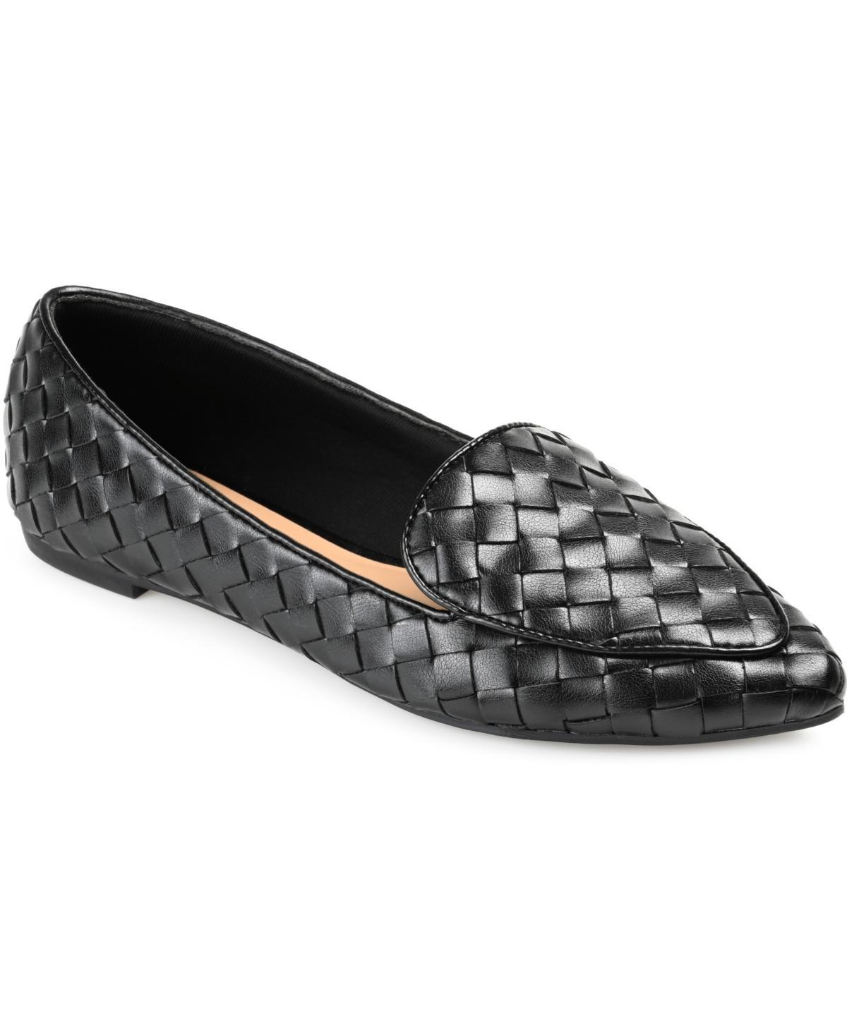 Journee Collection Womens Misty Woven Loafers Product Image