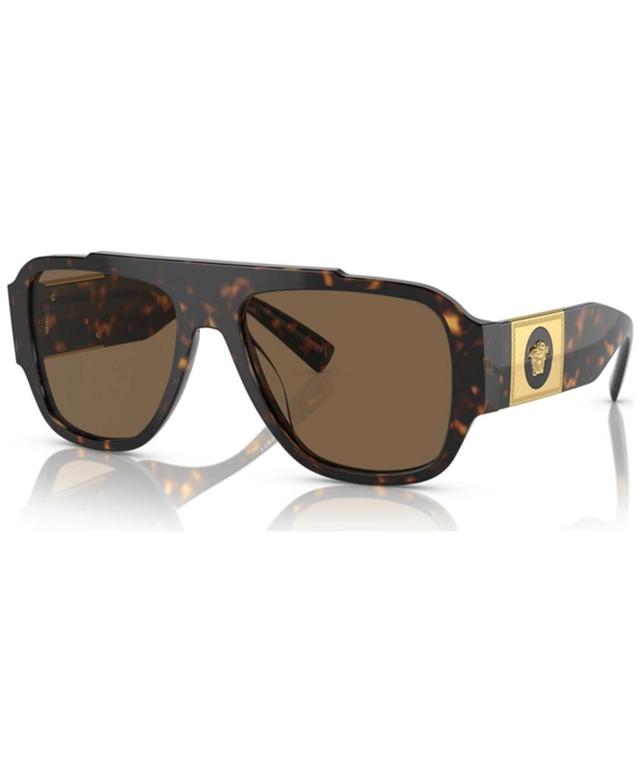 Versace Mens Ve4406 56mm Rectangle Sunglasses Product Image