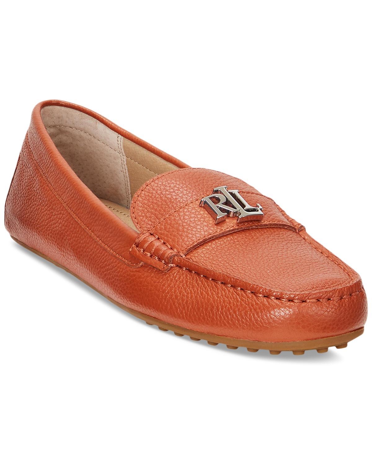 Lauren Ralph Lauren Womens Barnsbury Slip-On Driver Loafer Flats Product Image