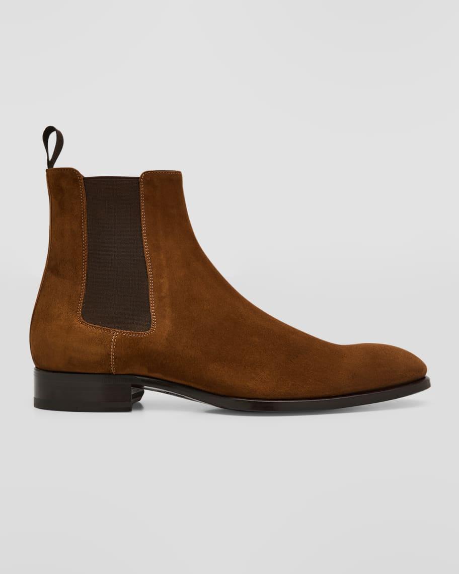 Men's Suede Chelsea Boots Product Image