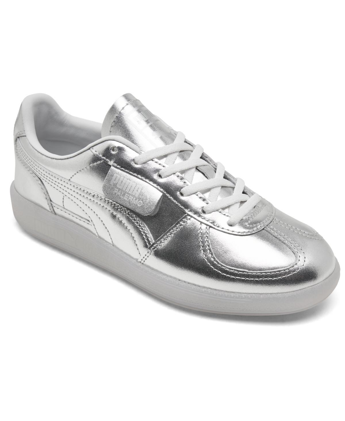 Womens PUMA Palermo Athletic Shoe - Chrome / Feather Gray / Ice Product Image