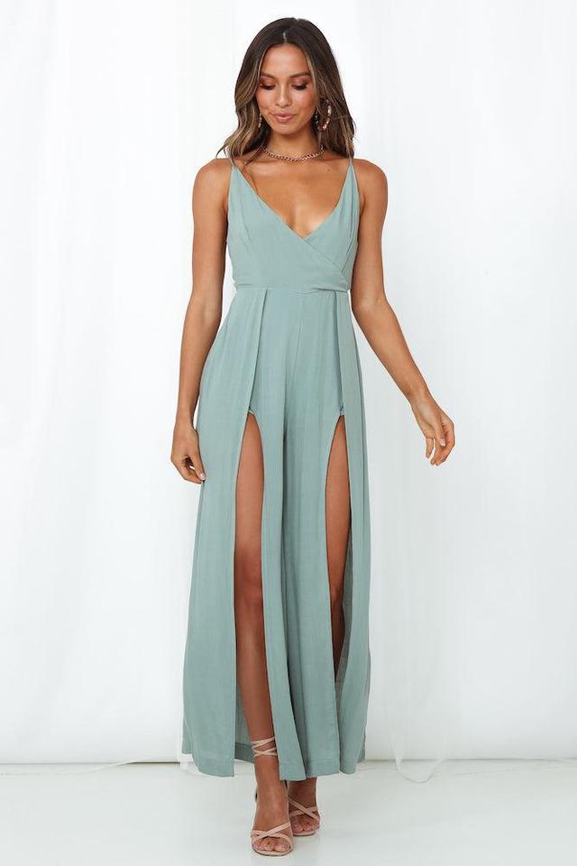 Beautiful Thing Jumpsuit Green Product Image