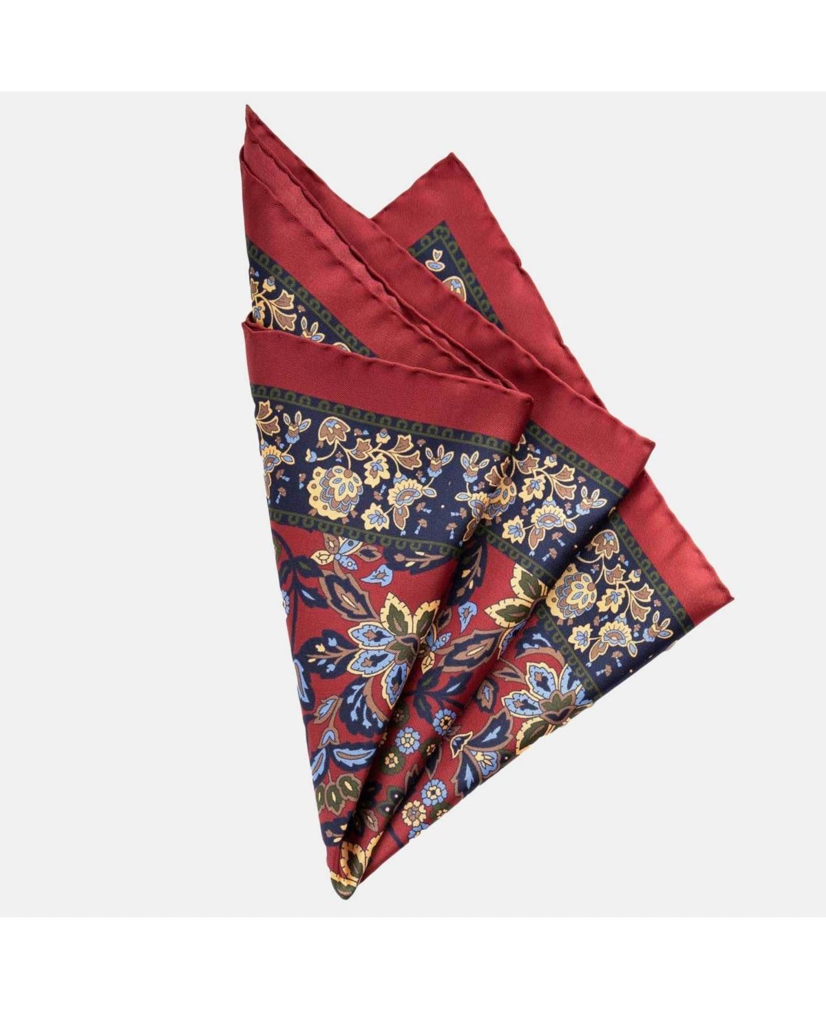 Elizabetta Mens Farnese - Large Silk Pocket Square for Men Product Image