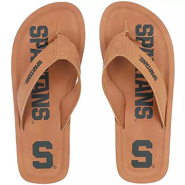 Mens Michigan State Spartans Color Pop Flip Flop Sandals Product Image