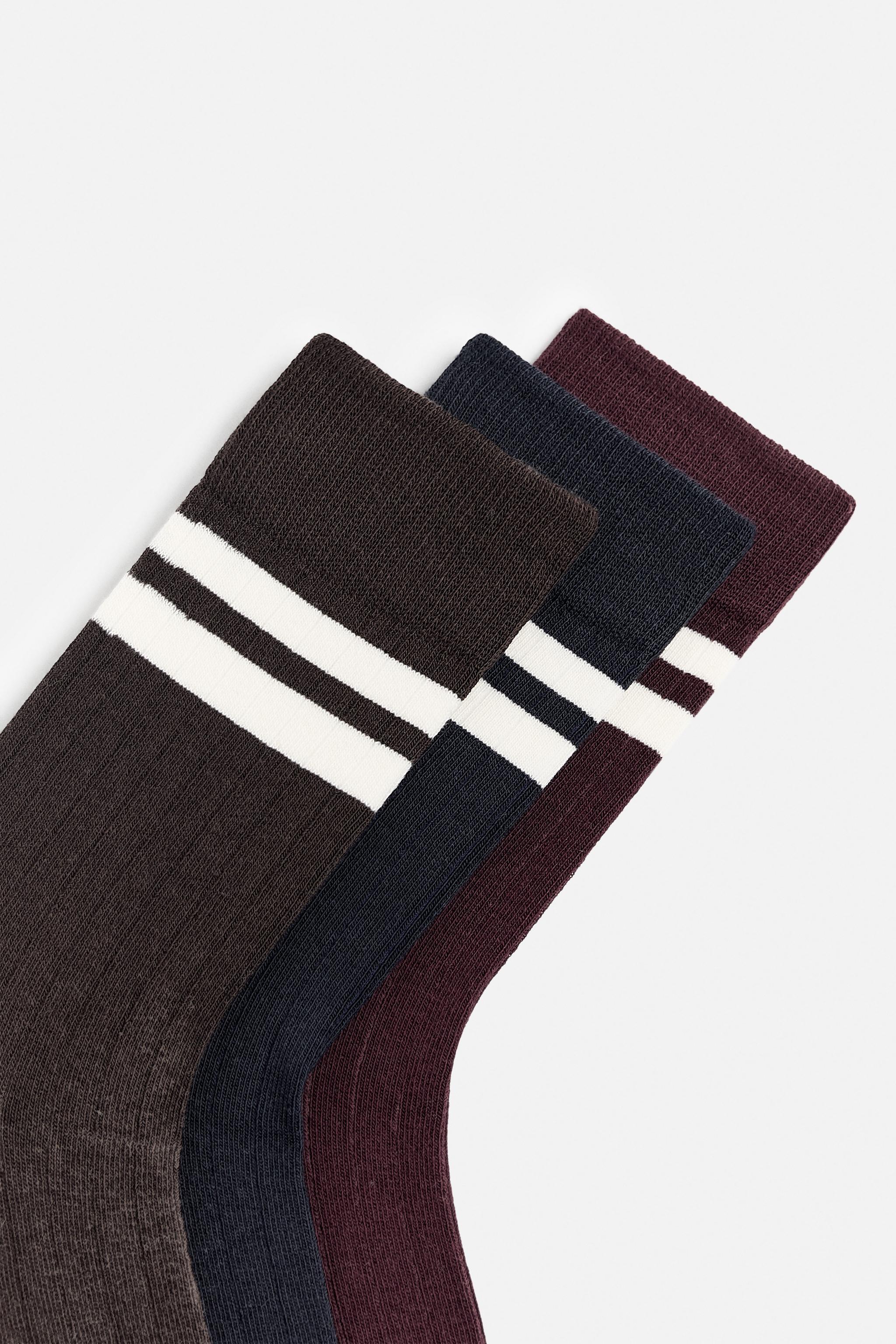 3-PACK OF STRIPED SOCKS Product Image