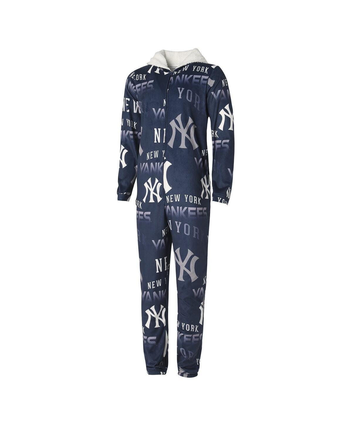 Mens Concepts Sport New York Yankees Windfall Microfleece Union Suit Blue Product Image