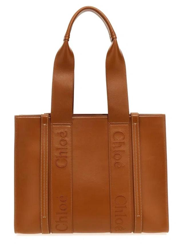 Woody Tote Bag In Brown Product Image