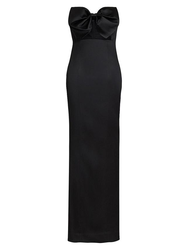 Womens Esther Satin Strapless Gown Product Image